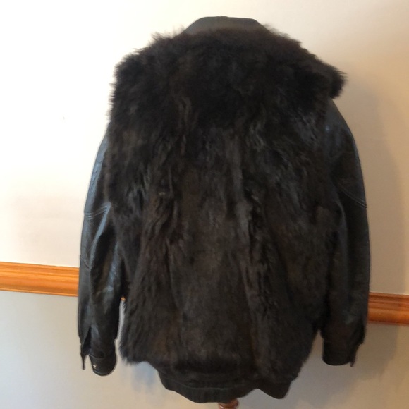 Andrew Marc Leather Jacket with Removal Vest - Picture 2 of 15